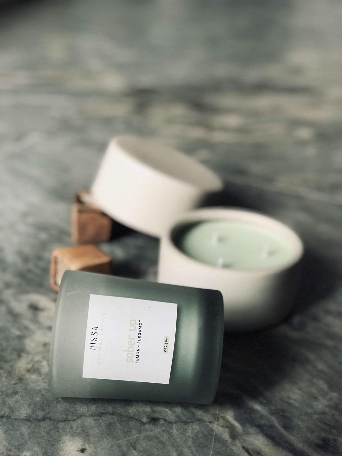 Sober-up : Lemon and Bergamot blended Candle