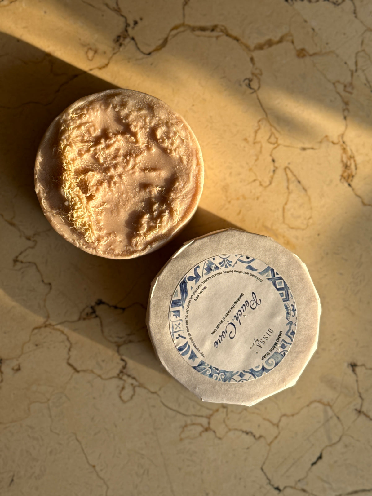 Peach Cove: Coconut Loofah Soap