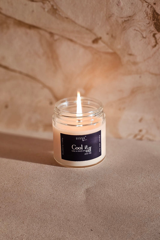 Cool it off : Blueberry Candle