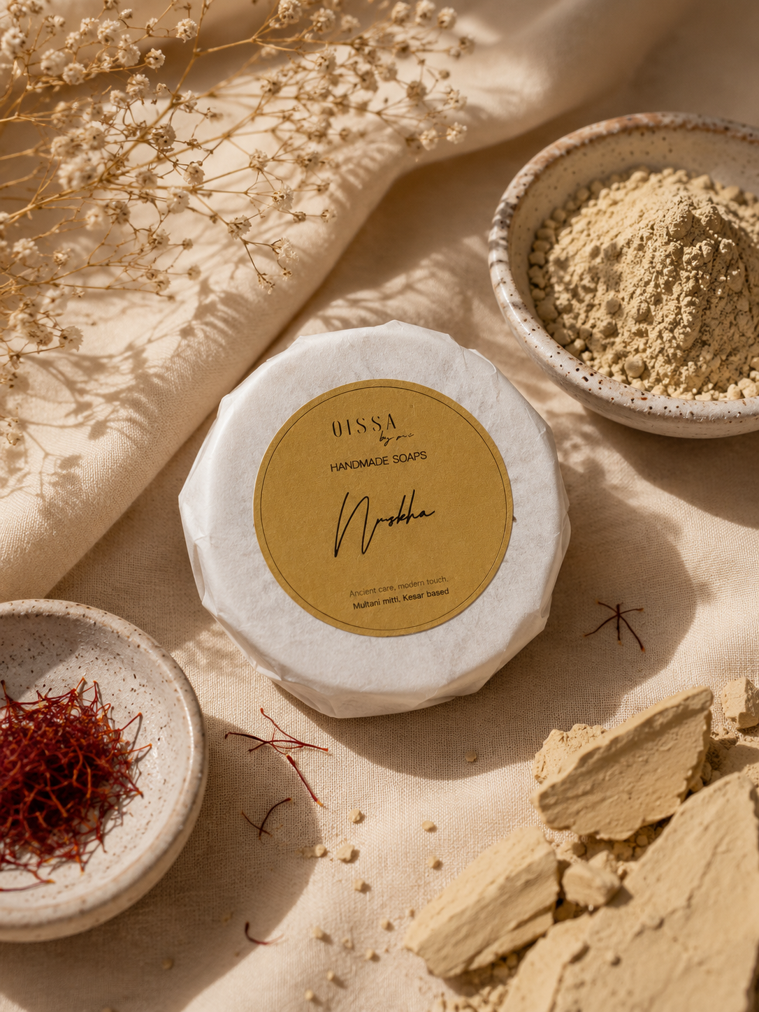 Nuskha: Multani Mitti and Kesar Soap