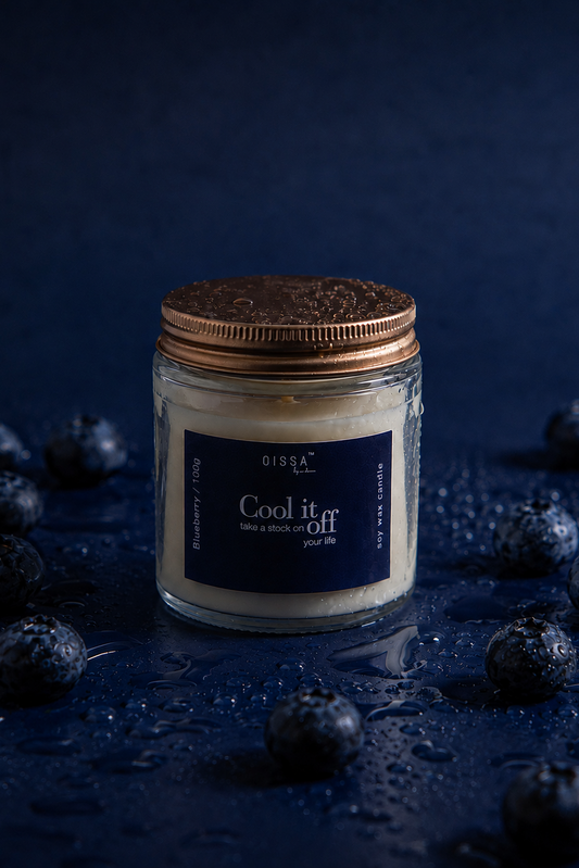 Cool it off : Blueberry Candle