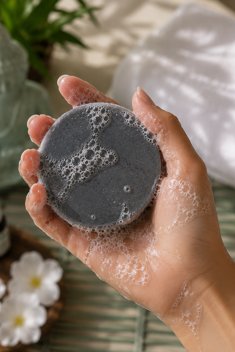 Charbon : Charcoal and Tea Tree Soap