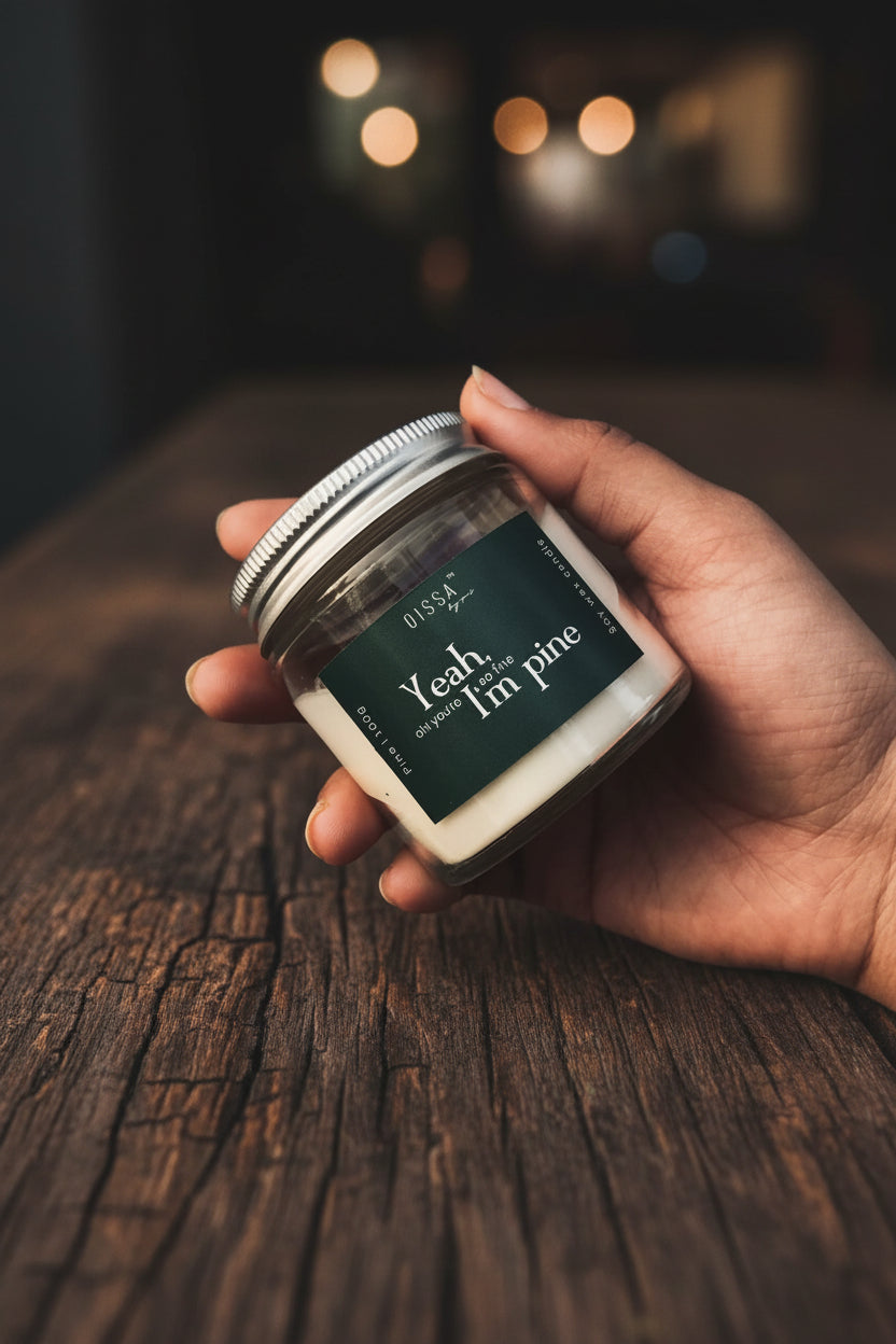 Yeah, I’m pine! : Pine Candle