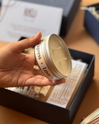 Let's Unplug?: Sandalwood and Coffee Candle