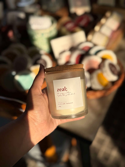 Zeal Candle 2.0: Blend of Arabic Notes