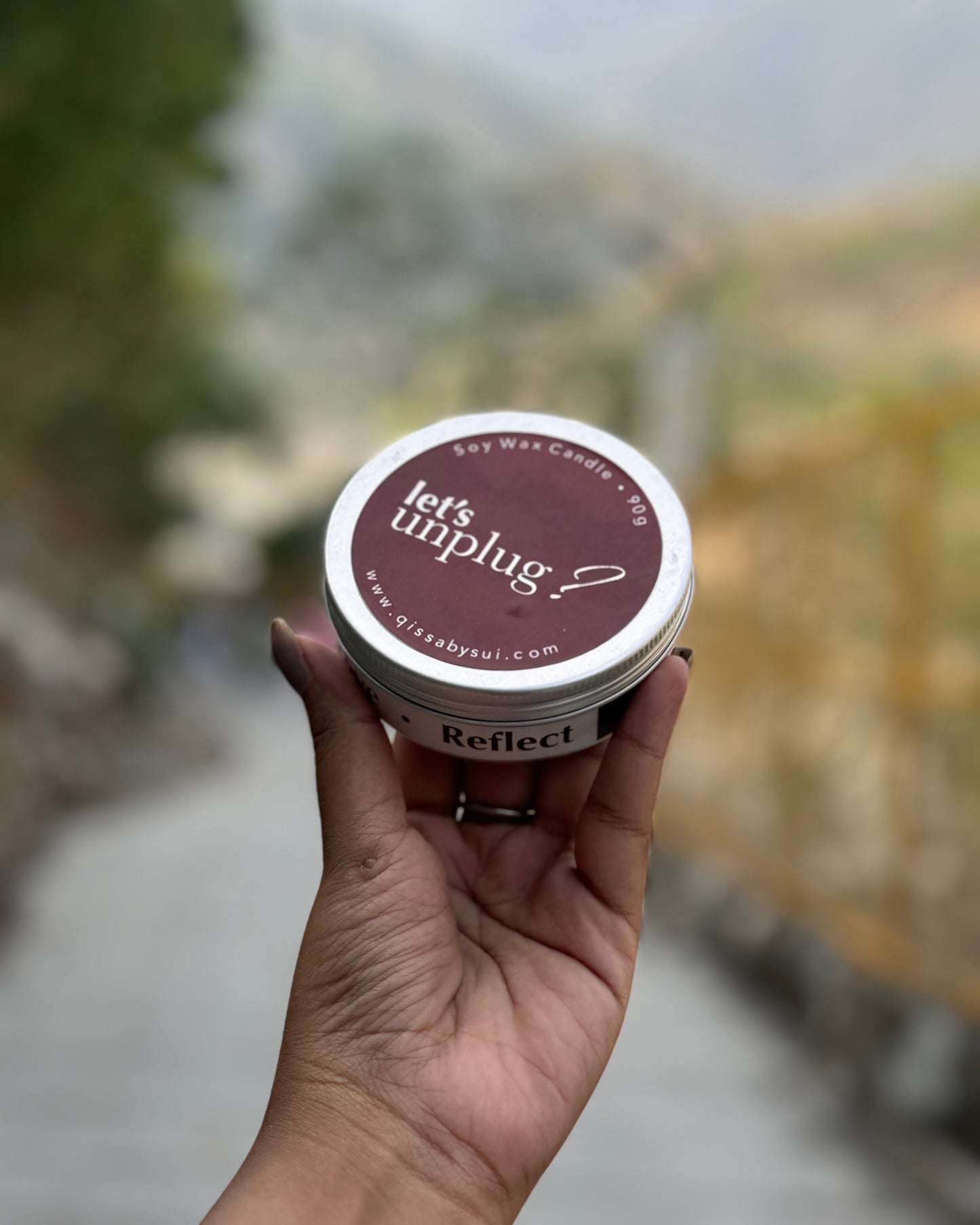 Let's Unplug?: Sandalwood and Coffee Candle