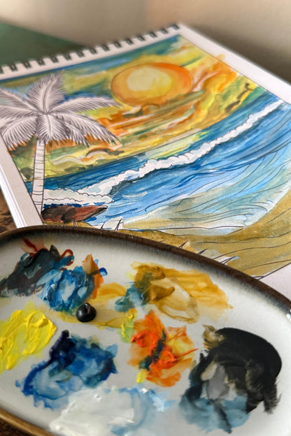 The Sunset Ritual: Goa-Inspired Colouring Book