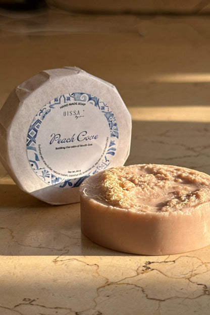 Peach Cove: Coconut Loofah Soap