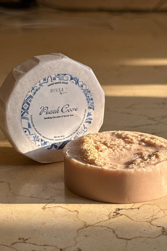 Peach Cove: Coconut Loofah Soap