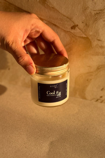 Cool it off : Blueberry Candle