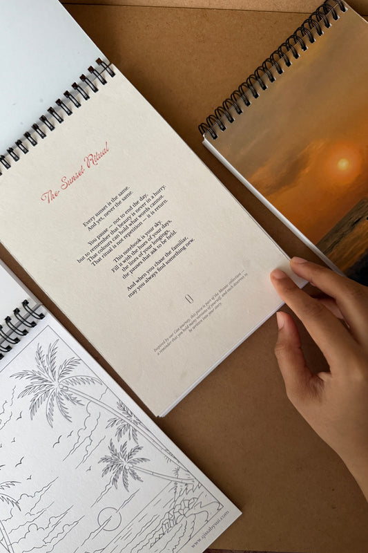 The Sunset Ritual: Goa-Inspired Colouring Book